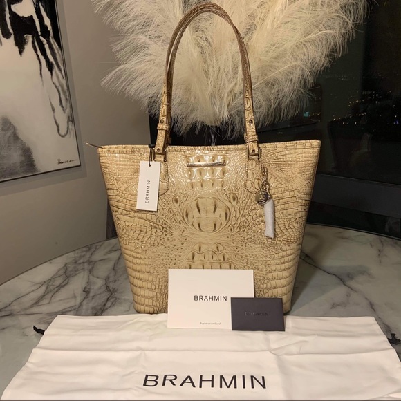 Brahmin Handbags - Brahmin Asher Sand Melbourne